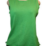 Tommy Hilfiger #778  Women's XL Green Knit Sleeveless Top Photo 0