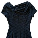 Nina Ricci Black Chevron Crepe Pinch Photo 6
