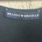 Brandy Melville  Black Los Angeles Bolt Tank one size Photo 4