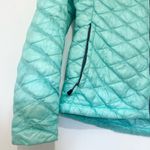 The North Face  womens thermoball turquoise blue purple quilted coat jacket SP Photo 1