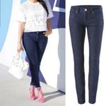 CAbi Dark Wash Skinny Jeans Womens Size 8 Stretch Soft Casual Denim Pant #3040 Photo 1