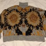 ZARA Men's Gray and Brown Turtleneck Sweater Photo 1