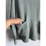 Loft Ann Taylor Women’s M Flecked Pocket Poncho Turtleneck Pullover Sweater Top Photo 5
