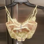 For Love & Lemons ππ Faye Lace Underwire Bra ~ Yellow XXS NWT Photo 12