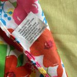 Floral Scarf with Yellow and Green Center Photo 3