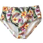 California Sunshine  Bikini Set Crossback High Rise Piping Floral Purple 2X Photo 3