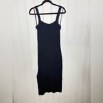 Babaton Aritzia  Ribbed Navy Midi Dress Photo 1
