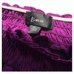 EUC Fuchsia peasant style crop top 3/4 bell sleeve boho indie sleaze XL Pink Photo 2