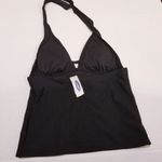 Old Navy  Black Halter Tie Swim Top Small Petite Photo 6