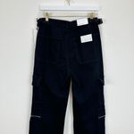 We Wore What Utility Straight Jeans Twill Stretch Black Denim Pockets US 28 NWT Photo 11