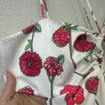 Amur Isabelle Halter Dress Dahlia Pink Bouquet Toss White Size 12 Photo 11