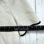 Leslie Fay Vtg  Jacket Women Size 16P Cream Collared Short Sleeve Button Blouse Photo 4