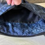 PINK - Victoria's Secret  Blue snakeskin print Crossbody Bag or belt bag Photo 11