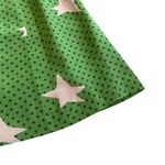 Girls From Savoy Anthropologie Green Star Print Silk Dress A Photo 6