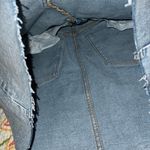 Old Navy  womens 2 denim high-rise skirt button closure with pockets & beltloops Photo 8