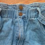 Showpo. Denim Skirt with Bow Size US 2 Blue Photo 3