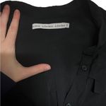 & Other Stories & Other Stories Black Button-Up Shirt Dress 34 XS Photo 2