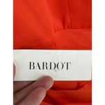 Bardot  Lucielle Faux Wrap Satin‎ Dress in Orange Size Large Photo 4