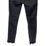 Abercrombie & Fitch Abercrombie Fitch Harper Low Rise Raw Ankle Stretch Skinny Jean 25 Short Black Photo 8