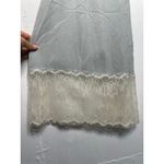 Wilfrid Aritzia Slip Dress Lace Trim Size XS Sage Green Sleeveless Midi Dress Photo 3