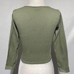 ZARA Ribbed Crop Top Limitless Contour Collection 05 7901/312/505 Green Size M/L Photo 8