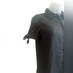 Kate Spade  New York Black Silk Blend Button Front Blouse Size 4 Photo 1