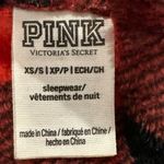 PINK - Victoria's Secret Pink Victoria Secret Red and Black dog logo soft plush robe size XS/S Photo 5