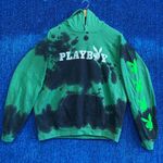 Playboy tie dye hoodie size medium. Photo 0