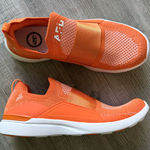 APL  Women’s Sz 8.5 Techloom Bliss Sneakers in Orange Photo 0