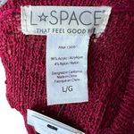 l*space L* Topanga Knit Sweater Cover-Up Dress Cabernet Photo 6