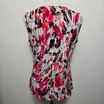 Jones StudioFloral Print Sleeveless Top Size Medium Pink Photo 3