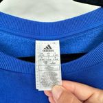 Adidas ESSENTIALS 3-STRIPES FLEECE SWEATSHIRT Size 1X Blue & White Plus unisex Photo 5