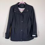 Calvin Klein  Grey Wool Pea Coat Womens 8 Classic Preppy Fall Warm Academia Photo 3