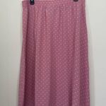 New York Clothing Co Pink Polka Dot Midi A Photo 1