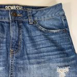 REWASH  Vintage‎ Reunion Distressed Blue Denim Skirt Size 3/26 Photo 4
