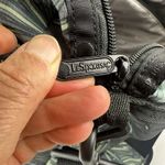 LeSportsac Large Tropical Camo Leaves Green Tote Messenger Shoulder Laptop Bag Photo 9