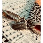 Sun N Sand Modern Style Natural Crochet Purse Beach Bag Striped Pattern Ocean Orange Photo 8