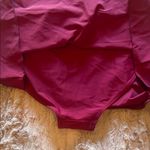 Elegant Burgundy swim Dress with Bow Detail Red Size L Photo 4