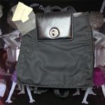 BVLGARI RARE Authentic Vintage 90s  Black Leather & Nylon Backpack — Discontinued Photo 1
