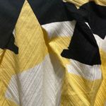 Chetta B SunheeĀ Women's Sheath Dress Midi GeometricāCap Sleeveā Yellow Size 2 Photo 10