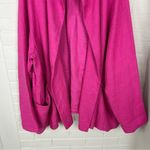 Eileen Fisher  Plus Size Slouchy Relaxed Linen Cotton Pink Blazer Size 2X Photo 2