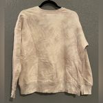 Lacausa NWT  Anthro cream/white tie dye Crewneck sweatshirt size small Photo 1