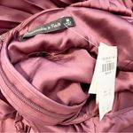 Abercrombie & Fitch NWT Burgundy Pleated Cut Out Maxi Dress Size Medium Photo 2