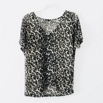 MINKPINK Ruched Leopard Top Photo 1