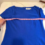 Eliza J  Dress Cobalt Blue Pockets Size 4petite Photo 9