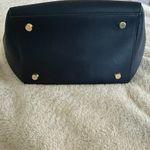 G.I.L.I Got it Love It Navy Blue Leather Large Bucket Handbag NWOT Photo 11