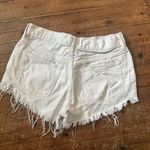 Free People  Living Good Vibrations white 25 Jean shorts Photo 3