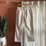 J.Crew Slouchy Boyfriend Jean Ecru Cream Beige 100% Cotton NWT Size 26 (US 2) Photo 1