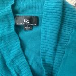 Iz Byer NWT  TEAL 3/4 sleeves button detail sweater Photo 2