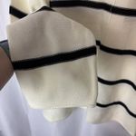 Andree by Unit NWT Oversized Sweater Womens Black White Stiped LS Pullover Sz 2X Photo 4